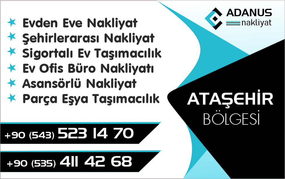 Ataşehir İlçesi Evden Eve Şehirlerarası Nakliyat Parça Taşımacılığı