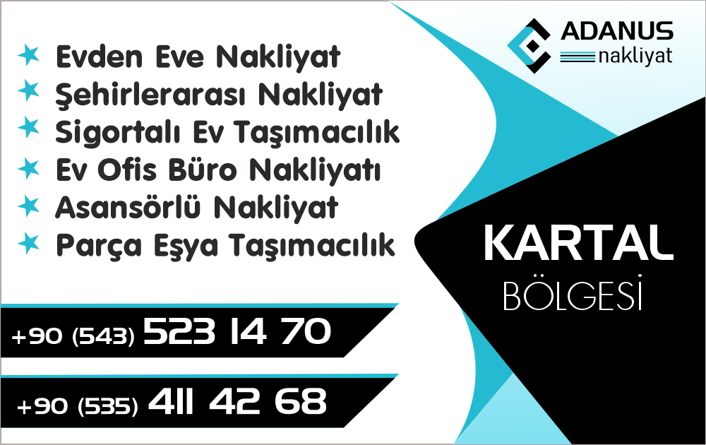 Kartal İlçesi Evden Eve Şehirlerarası Nakliyat Parça Taşımacılığı